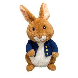Kohl’s Cares Peter Rabbit plush stuffed animal 11” brown tan blue